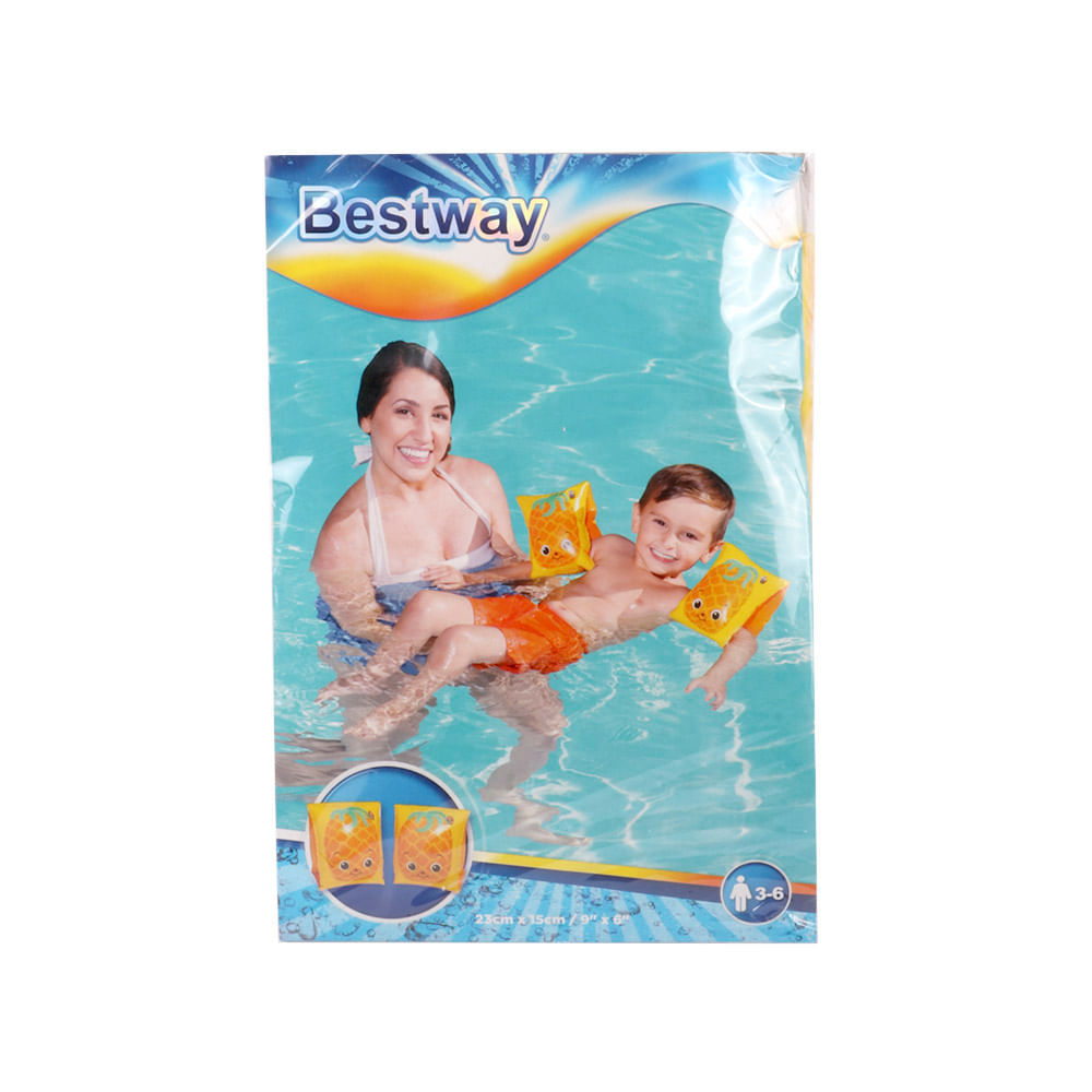 Flotador Bracitos Delfines Bestway - imagen del producto