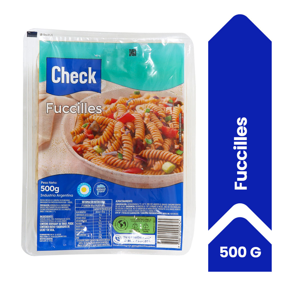 Fuccilles Check 500 G - imagen del producto