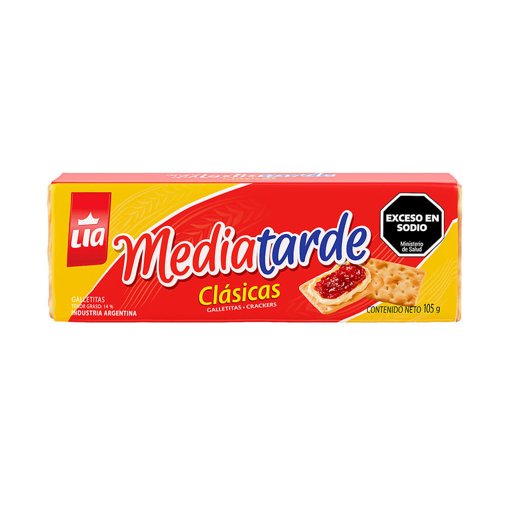 Galletitas De Agua Mediatarde Clásicas 105 G - imagen del producto