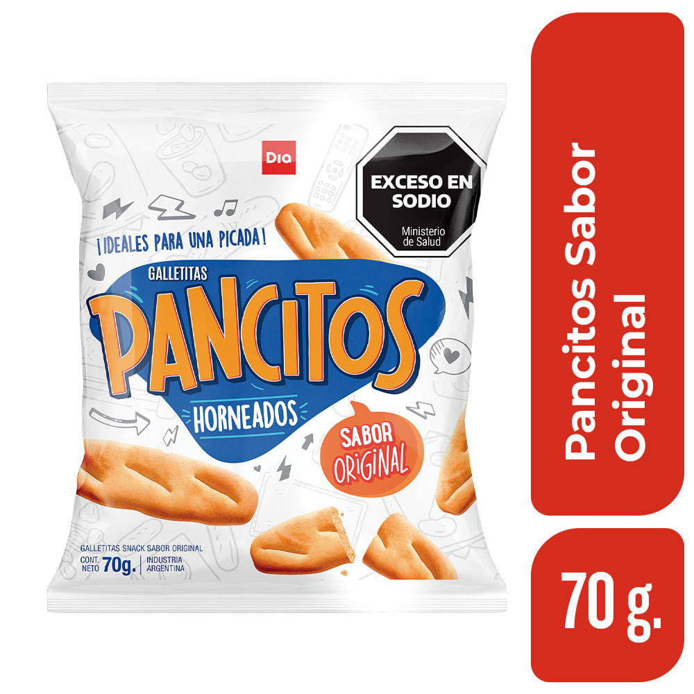 Galletitas Pancitos Horneados Snack Dia Clasico 70 Gr. - imagen del producto