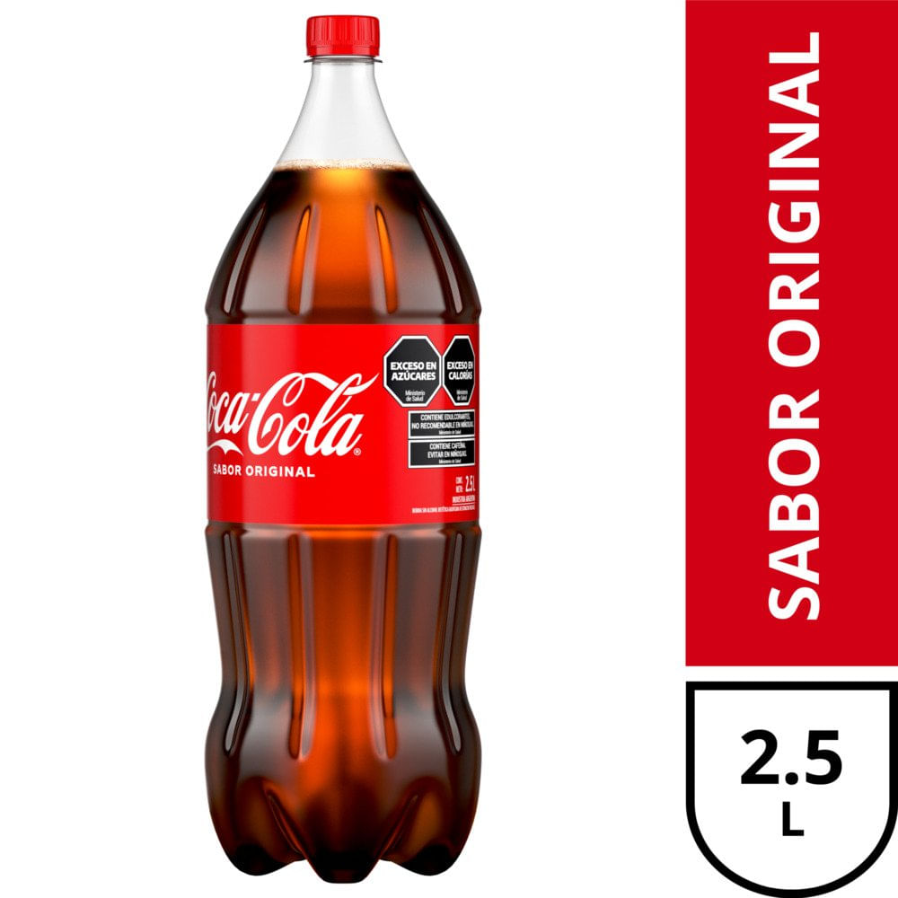 Gaseosa Coca-Cola Sabor Original 2,5 Lt. - imagen del producto