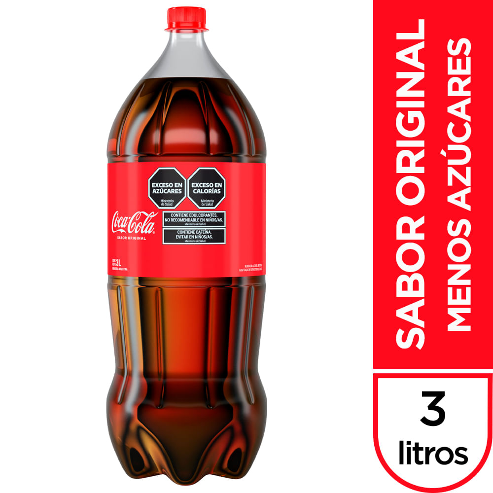 Gaseosa Coca-Cola Sabor Original 3 Lt. - imagen del producto