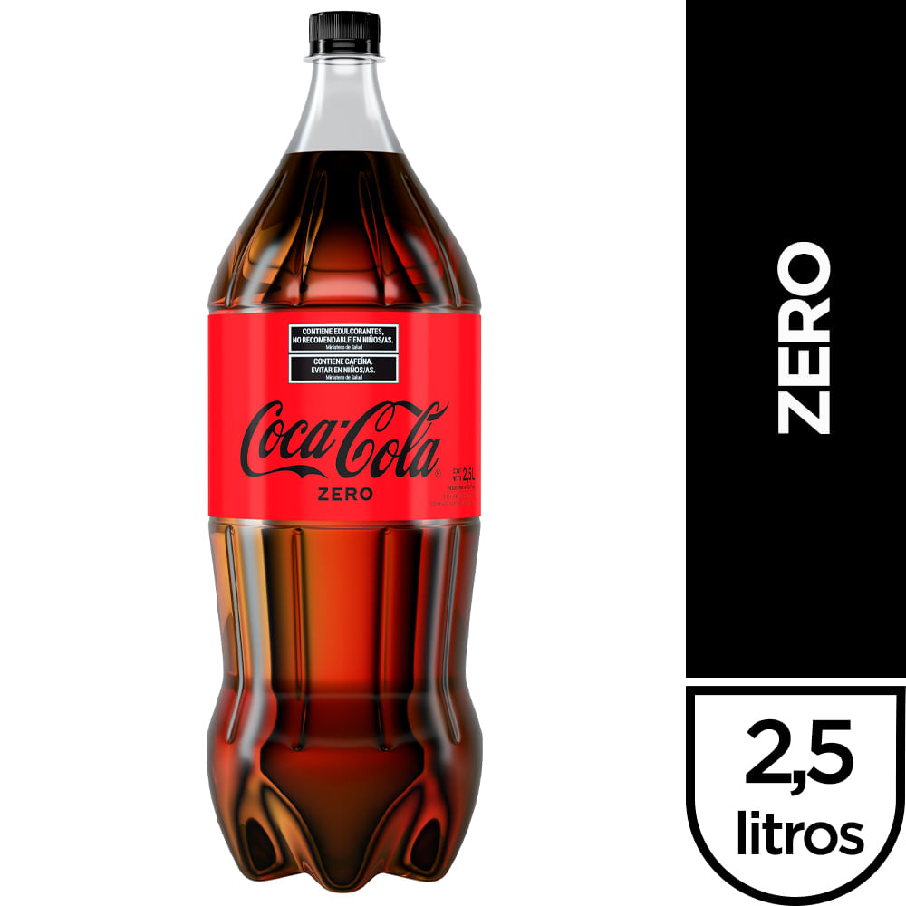 Gaseosa Coca-Cola Zero 2,5 Lt. - imagen del producto