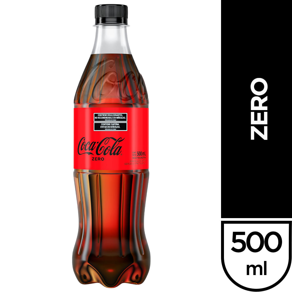 Gaseosa Coca-Cola Zero 500 Ml. - imagen del producto