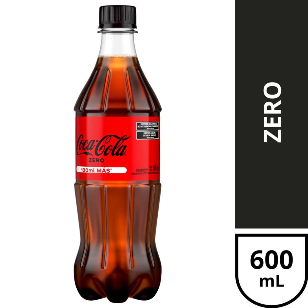Gaseosa Zero Sabor Cola 600 Ml Coca Cola - imagen del producto