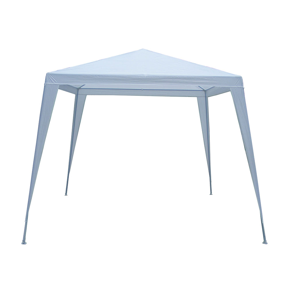 Gazebo Outzen Rafia 2.4x2.4 M Blanco - imagen del producto