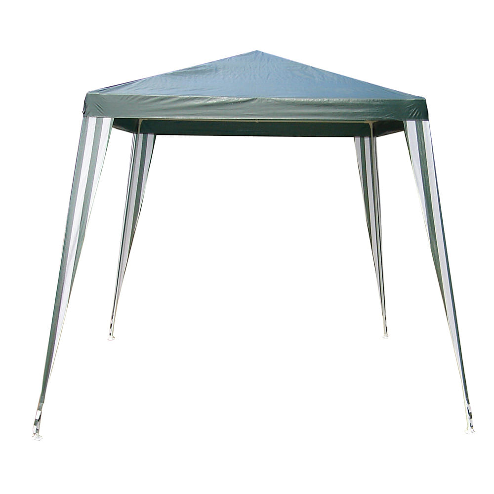 Gazebo Outzen Rafia 2.4x2.4 M Verde - imagen del producto