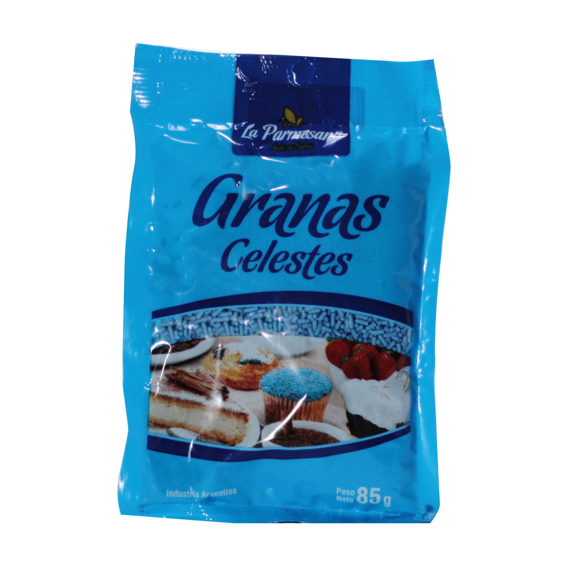 Granas La Parmesana celestes 85 g. - imagen del producto