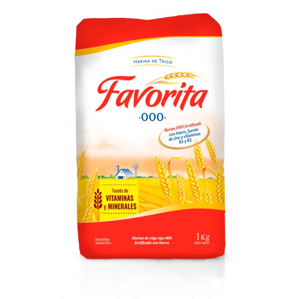 Harina 000 Vit X 1 Kg Favorita - imagen del producto