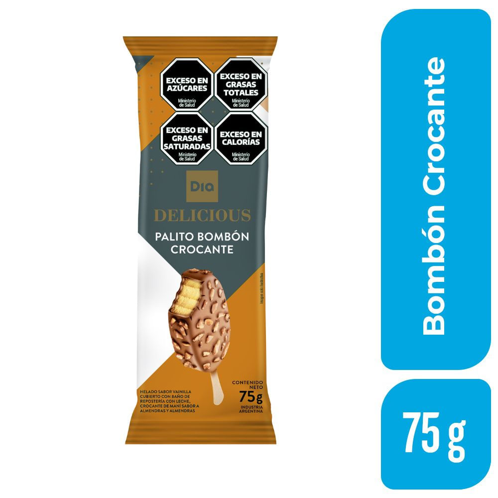 Helado Delicious Bombón Crocante 75 Gr. - imagen del producto