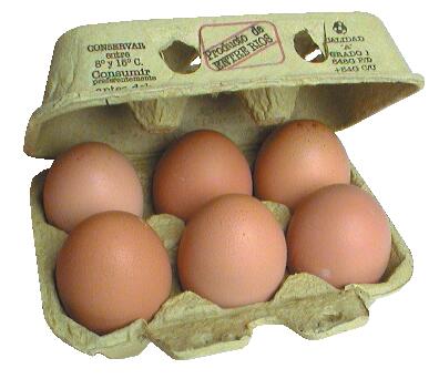 Huevo Color Grande 6 Ud. - imagen del producto