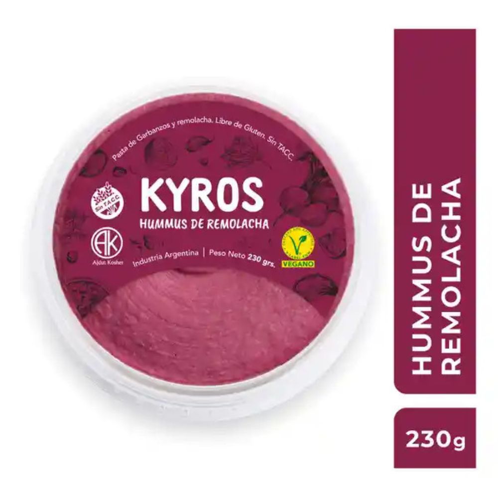 Hummus Remolacha Sin Tacc 230 Gr Kyros - imagen del producto