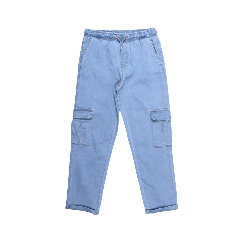 Jean Niño Cargo Celeste 4-12 Urb - imagen del producto