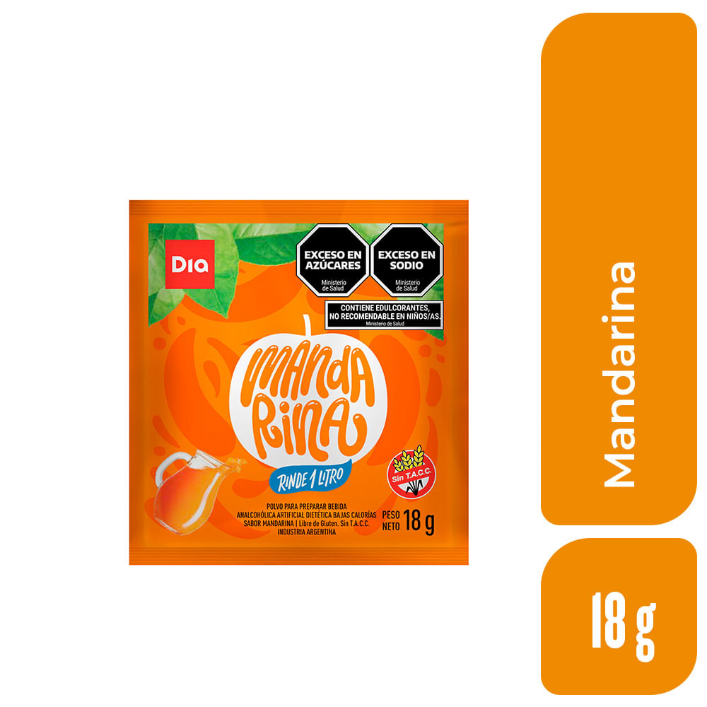Jugo en Polvo DIA Mandarina 18 Gr. - imagen del producto