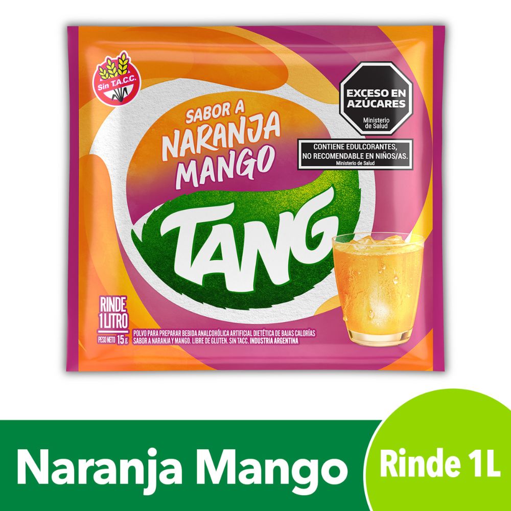 Jugo en polvo Tang naranja mango 15 g. - imagen del producto