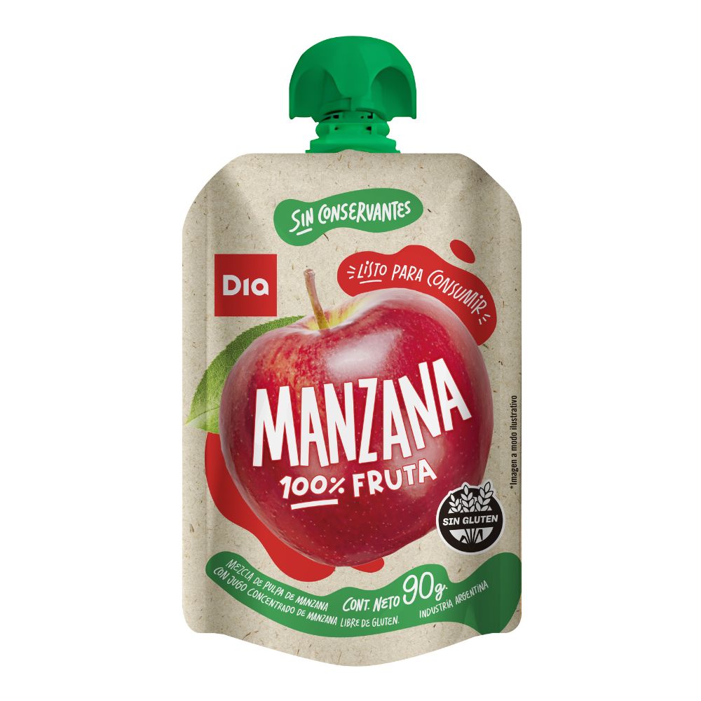 Jugo Pulpa De Frutas Manzana Dia 90 Gr. - imagen del producto
