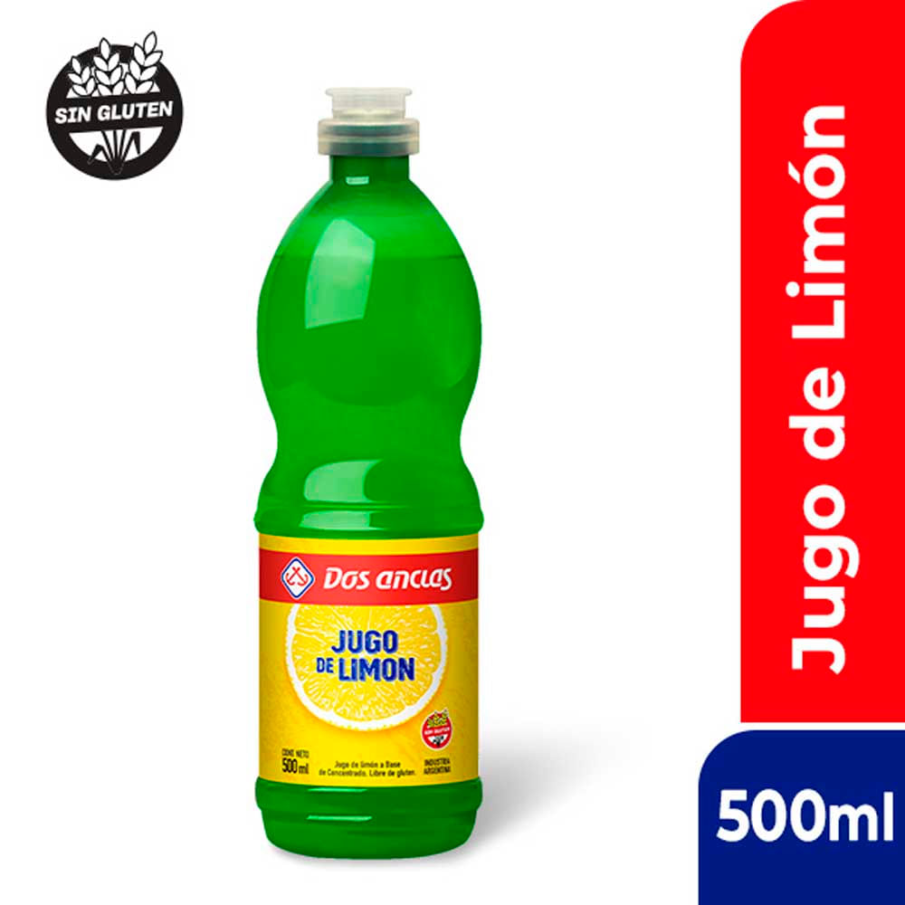 Jugo De Limón Dos Anclas 500 Cc - imagen del producto