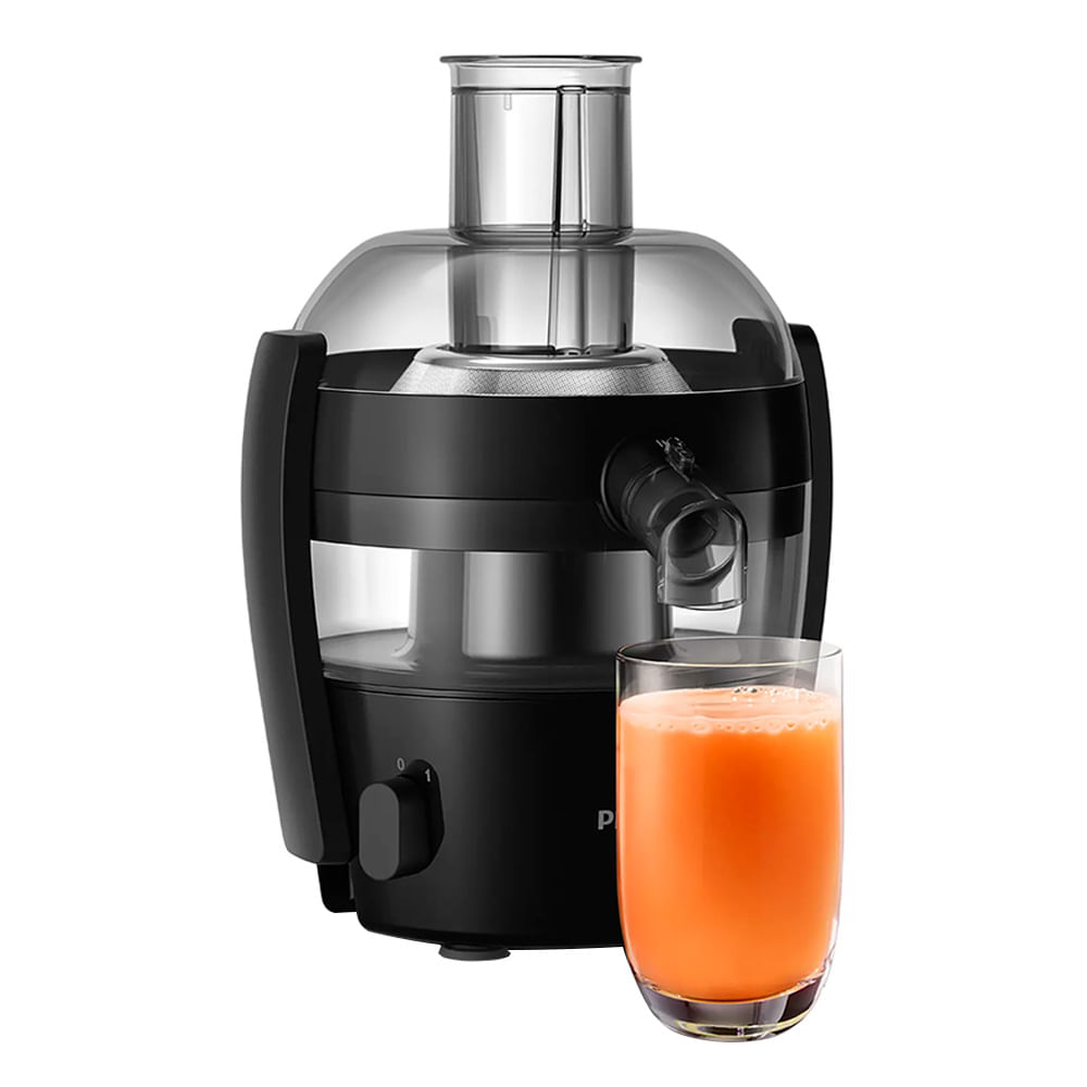 Extractor de Jugos 1,5 Lts 500W Negro HR1832/00 Philips - imagen del producto