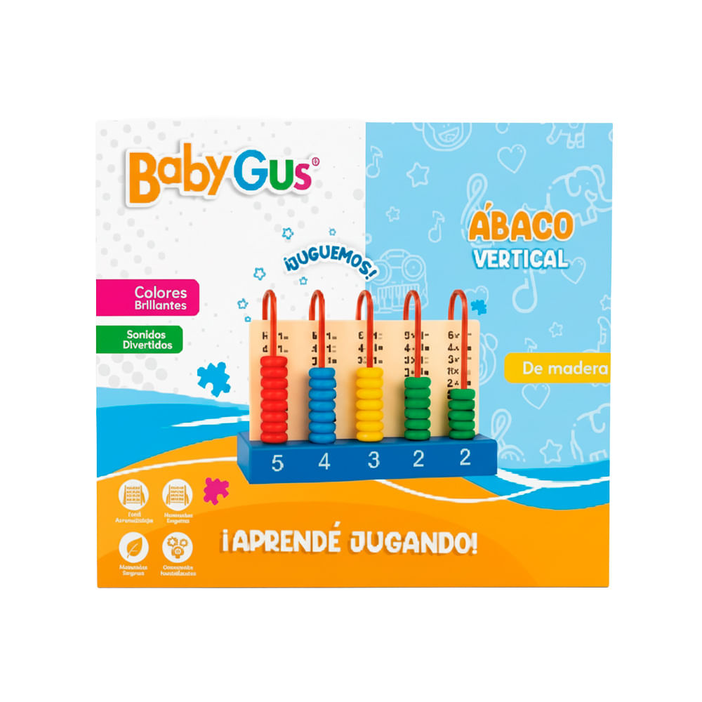 Juguete Infantil Contador Madera Sebigus - imagen del producto
