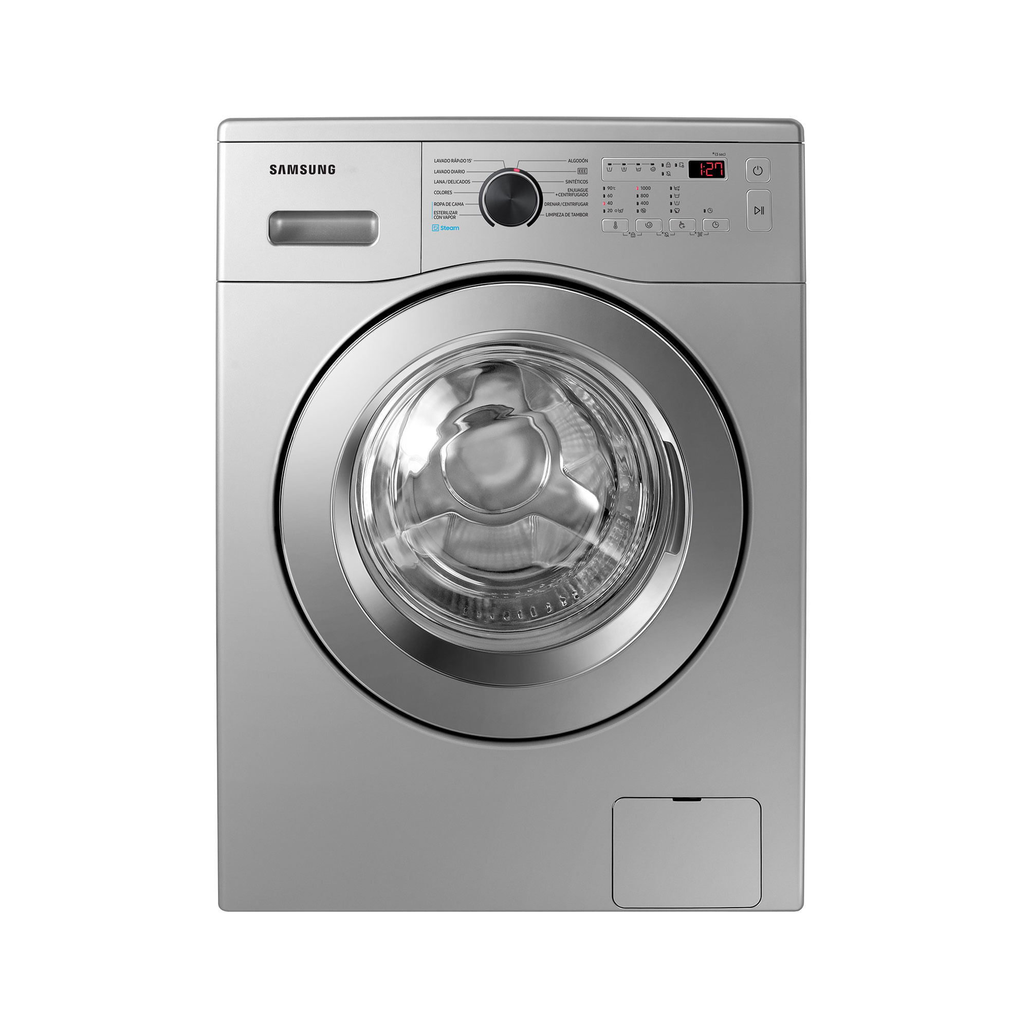 Lavarropas Inverter 6,5 Kg 1000 RPM Carga Frontal Gris Plata Samsung Ww65a4000su - imagen del producto