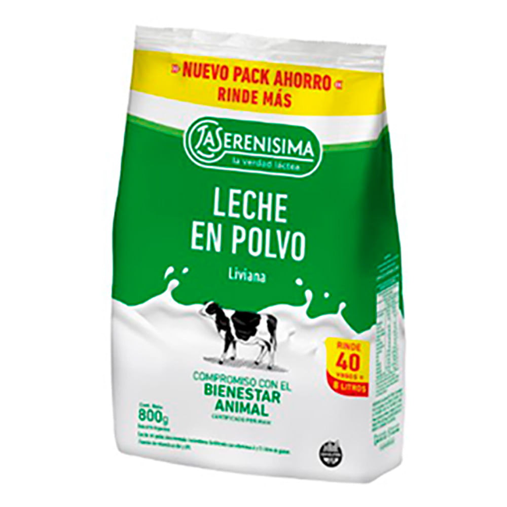 Leche En Polvo La Serenísima Liviana 800 G - imagen del producto