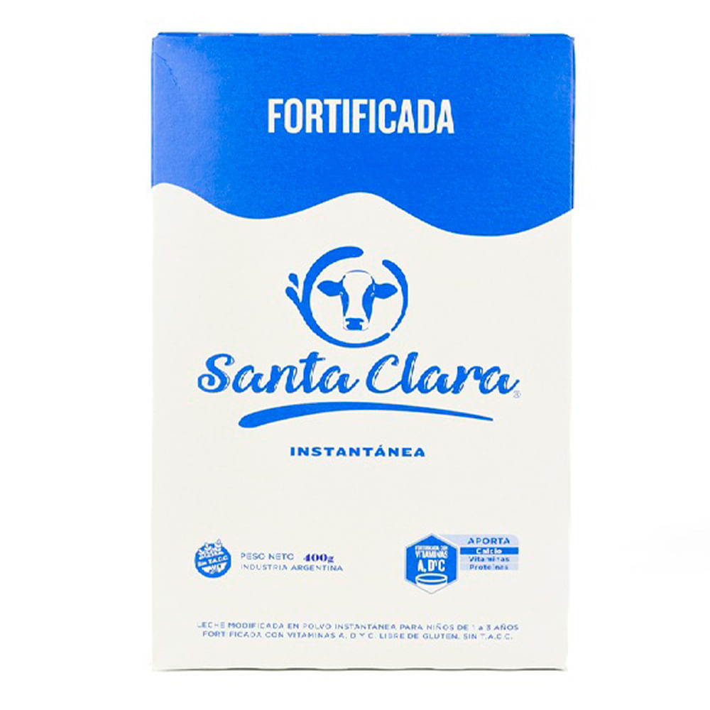 Leche En Polvo Santa Clara Fortificada 400 G - imagen del producto