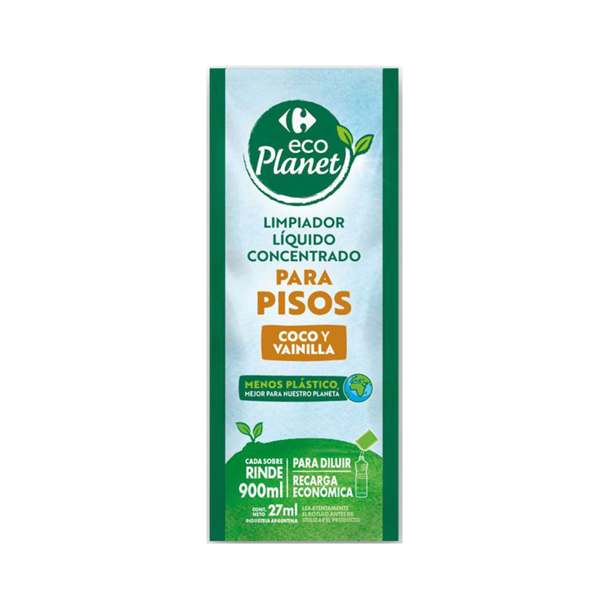 Limpiador de piso para diluir Eco Planet de coco y vainilla 27 ml - imagen del producto