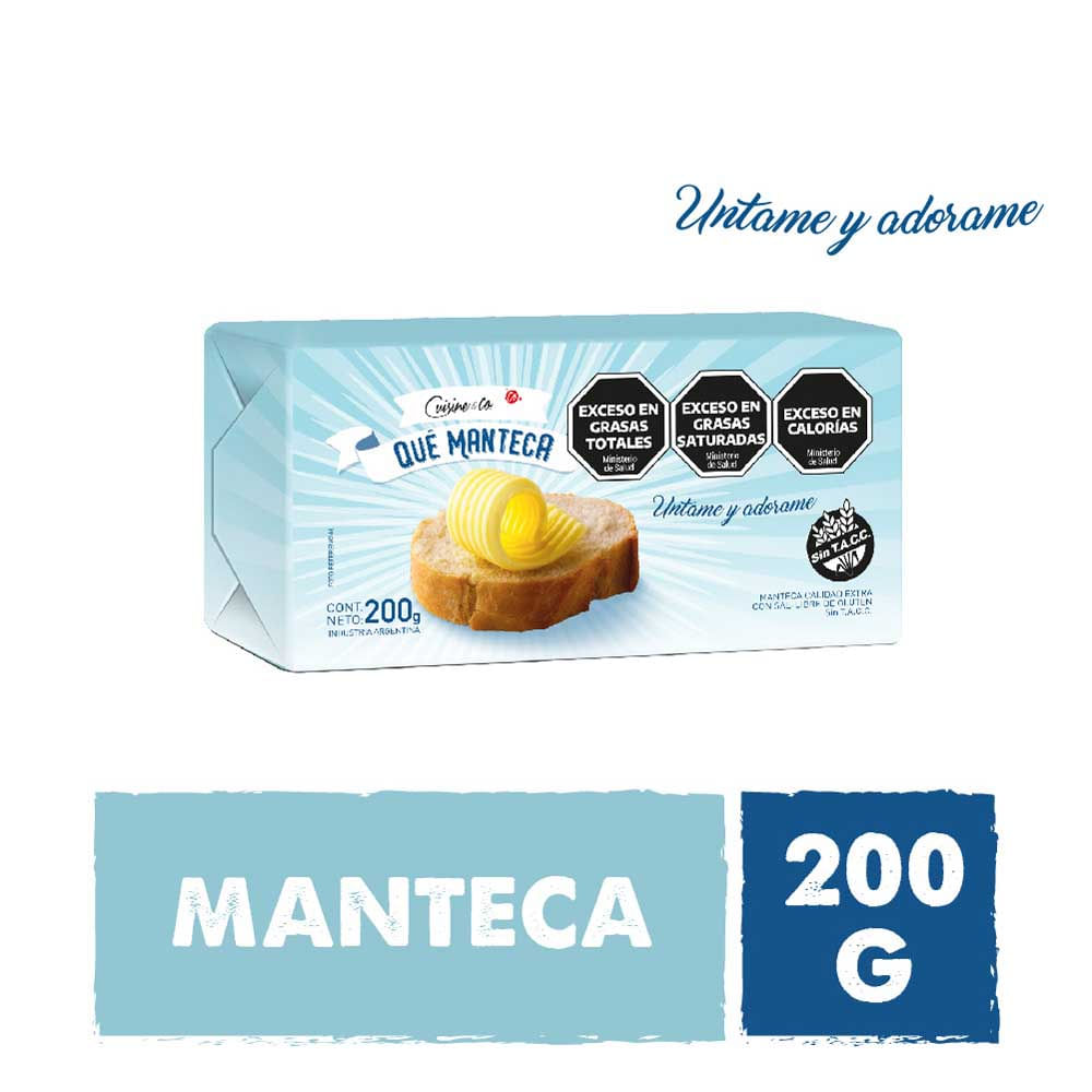 Manteca Sabor Original 200 Grs Cuisine & Co - imagen del producto