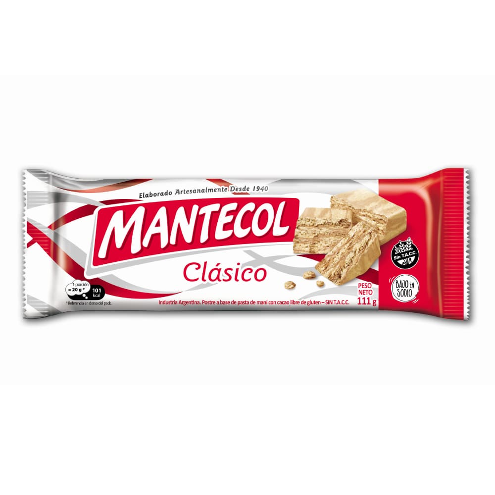 Turrón Sabor Clásico 111 Grs Mantecol - imagen del producto