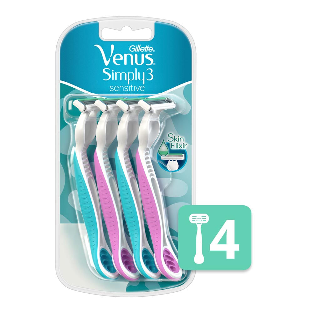 Suave Sensitive Venus 4 Ud. - imagen del producto