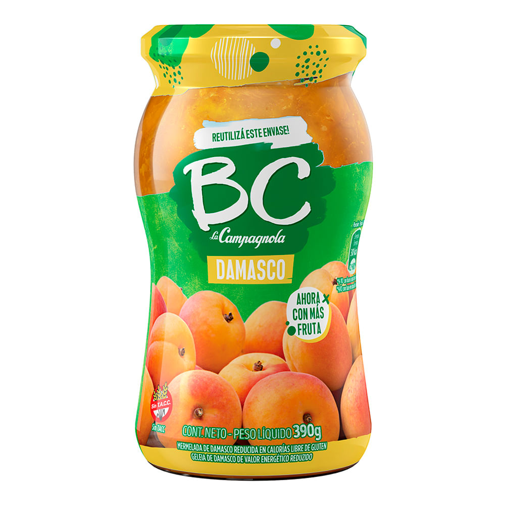 Mermelada Bc De Damasco 390gr - imagen del producto