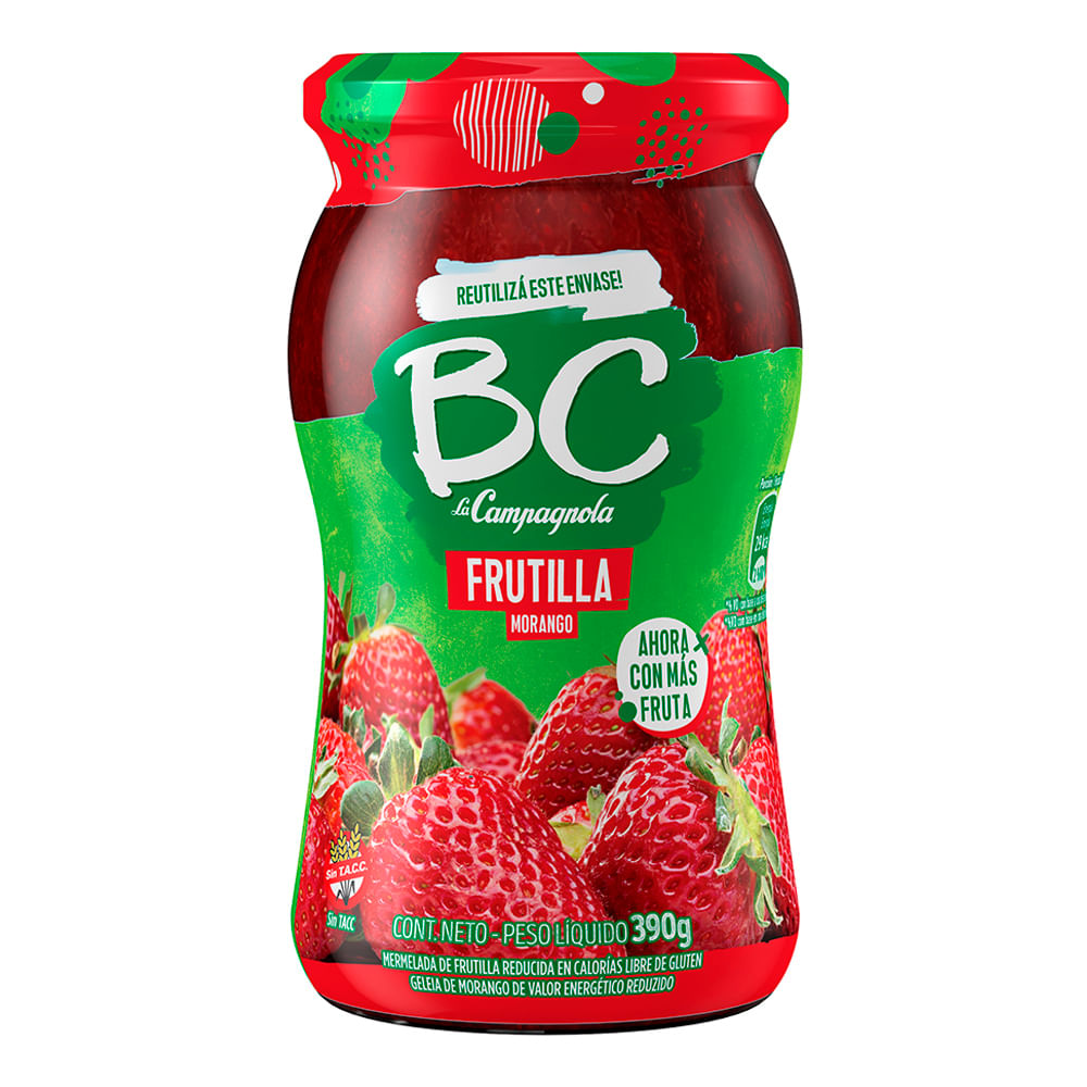 Mermelada Bc De Frutilla 390gr - imagen del producto