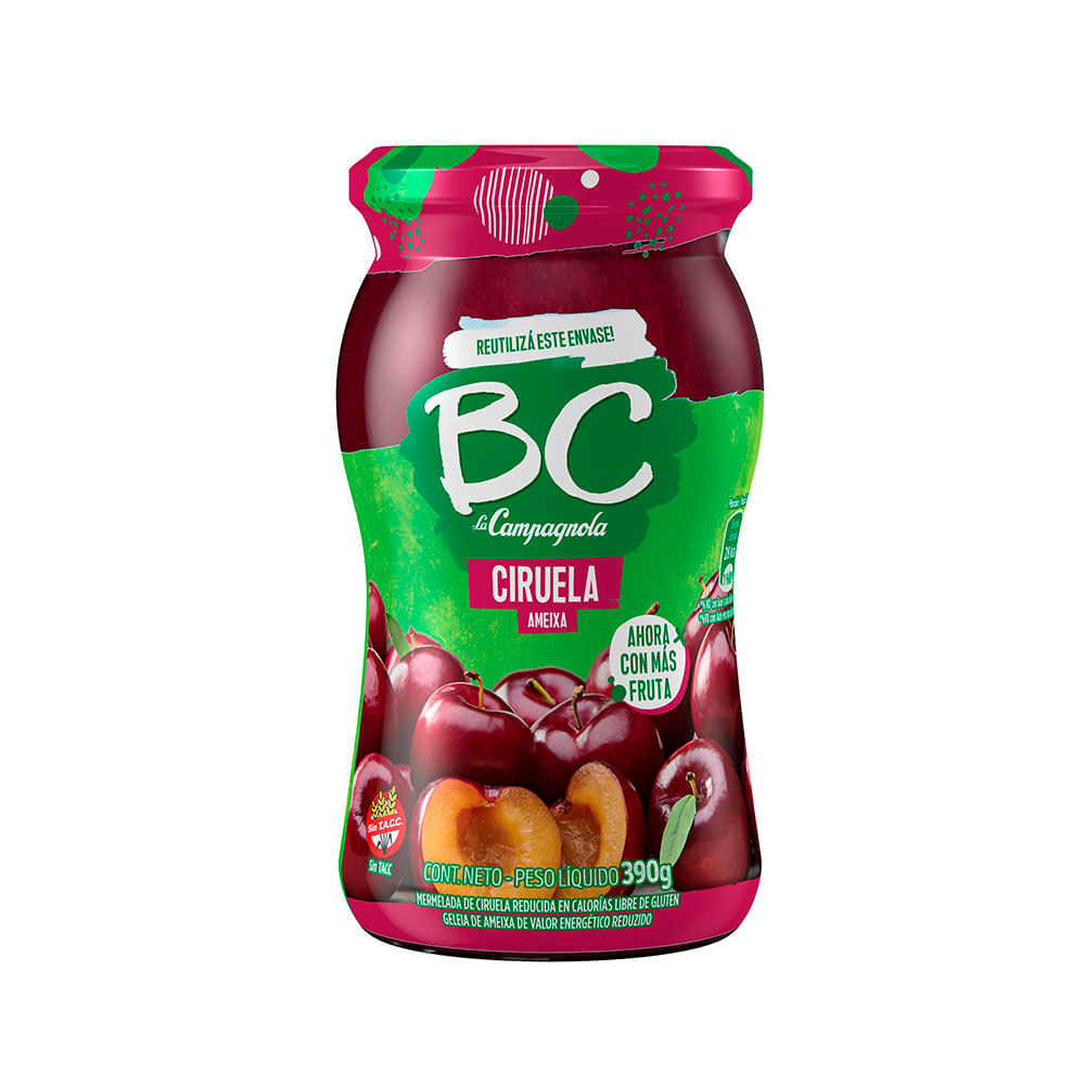 Mermelada Bc De Ciruela 390gr - imagen del producto