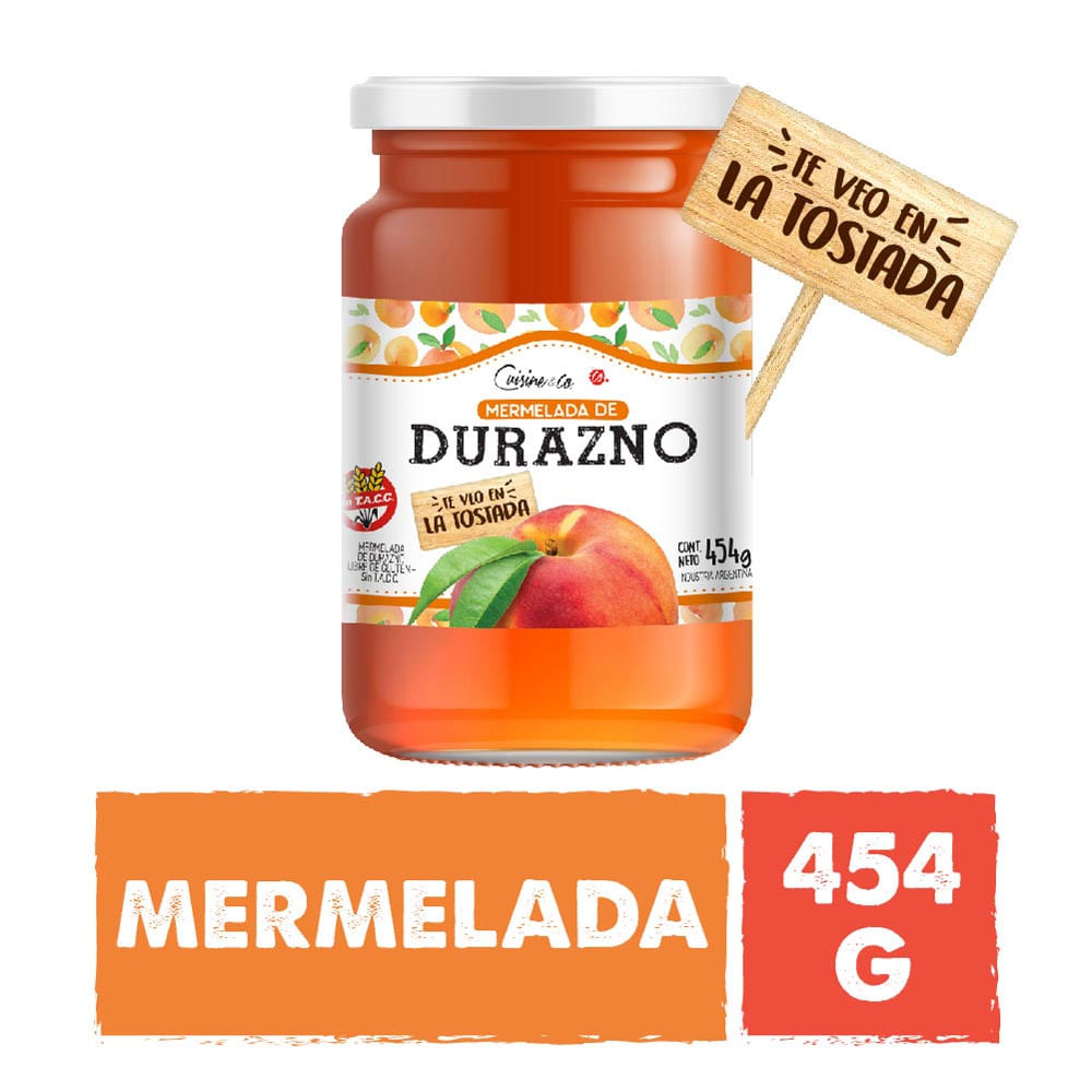 Mermelada De Durazno Cuisine And Co 454 Gr - imagen del producto