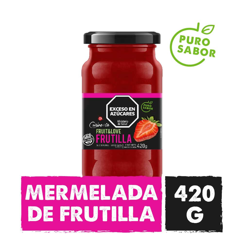 Mermelada Sabor Frutilla 420 Grs Cuisine & Co - imagen del producto