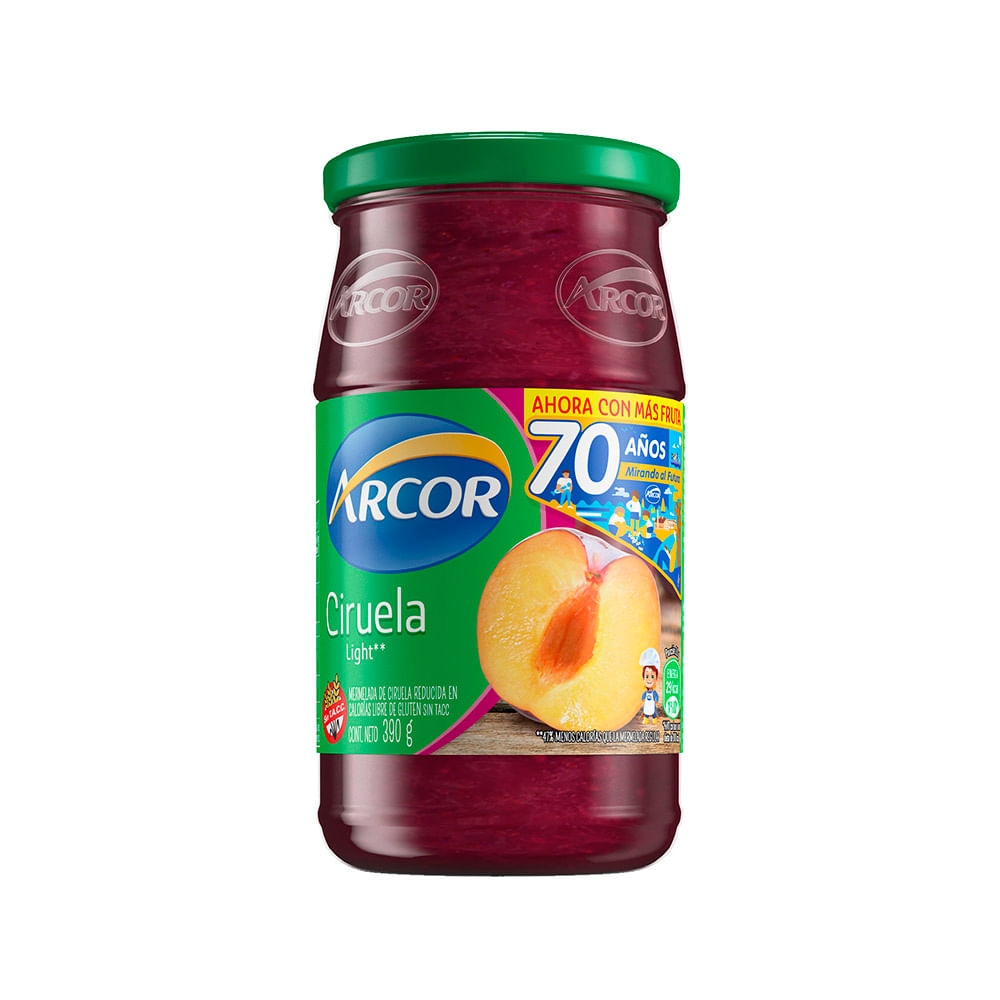Mermelada Arcor Light De Ciruela 390gr - imagen del producto