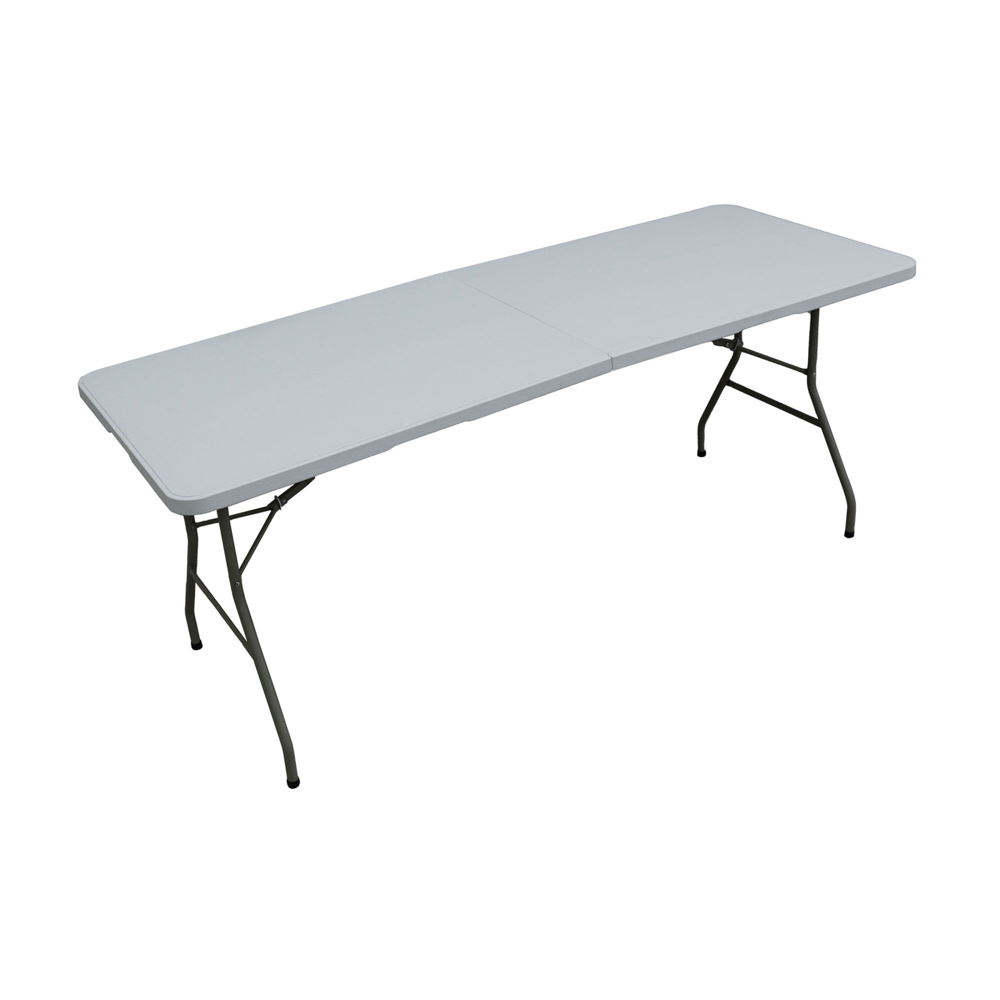 Mesa plegable blanca resina 180x70x74 cm - imagen del producto