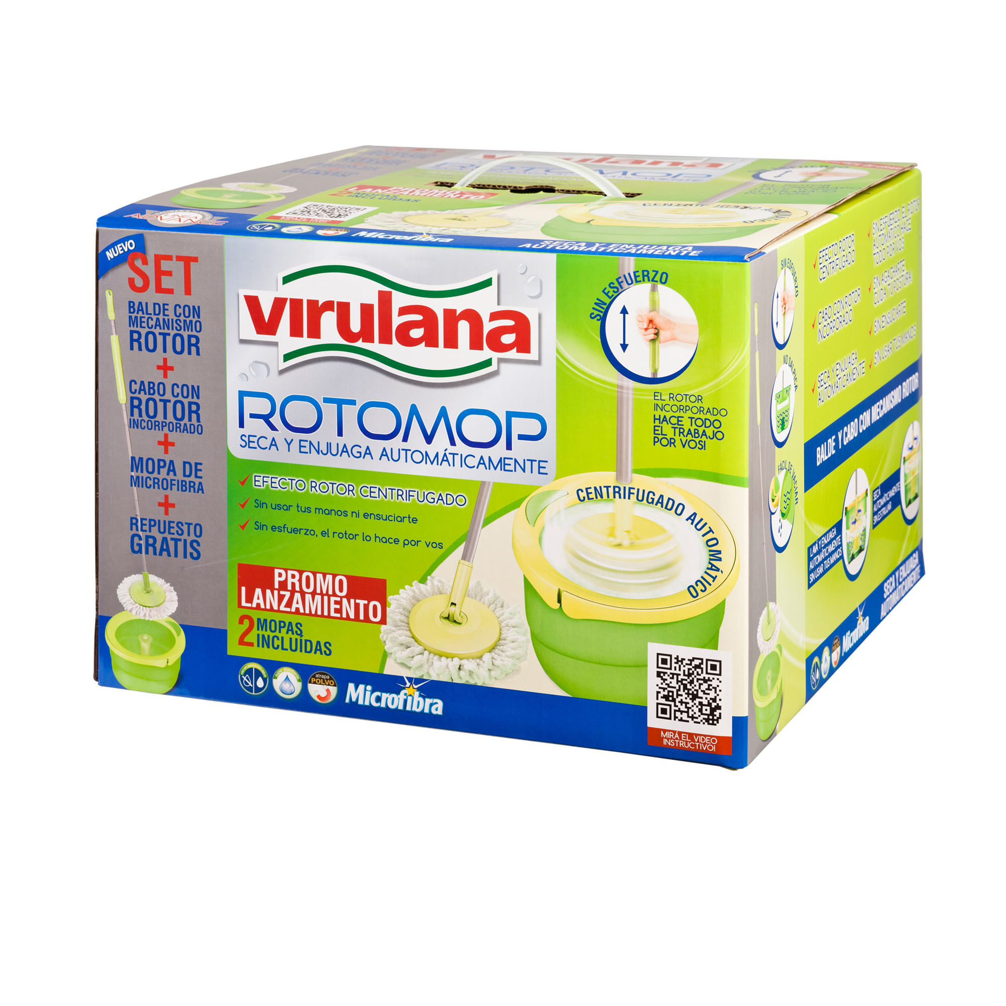 Mopa centrifuga virulana rotomop - imagen del producto