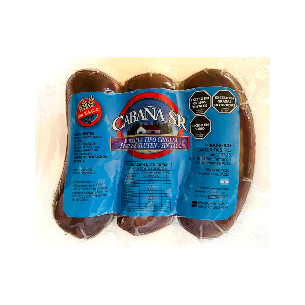 Morcilla Cabaña Sr - imagen del producto