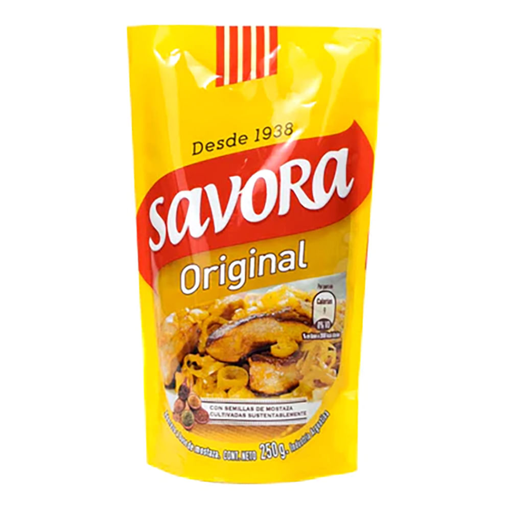 Mostaza Original 200 Grs Savora - imagen del producto