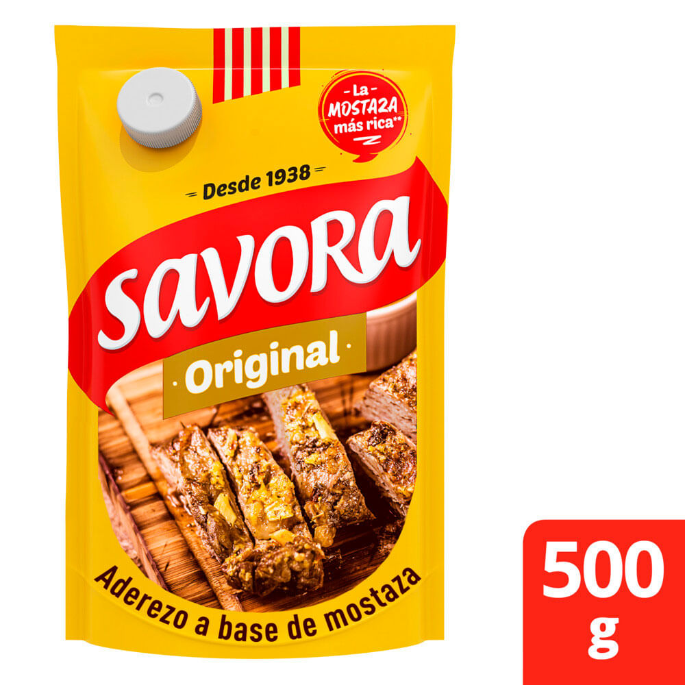 Mostaza Savora Original 500 G - imagen del producto