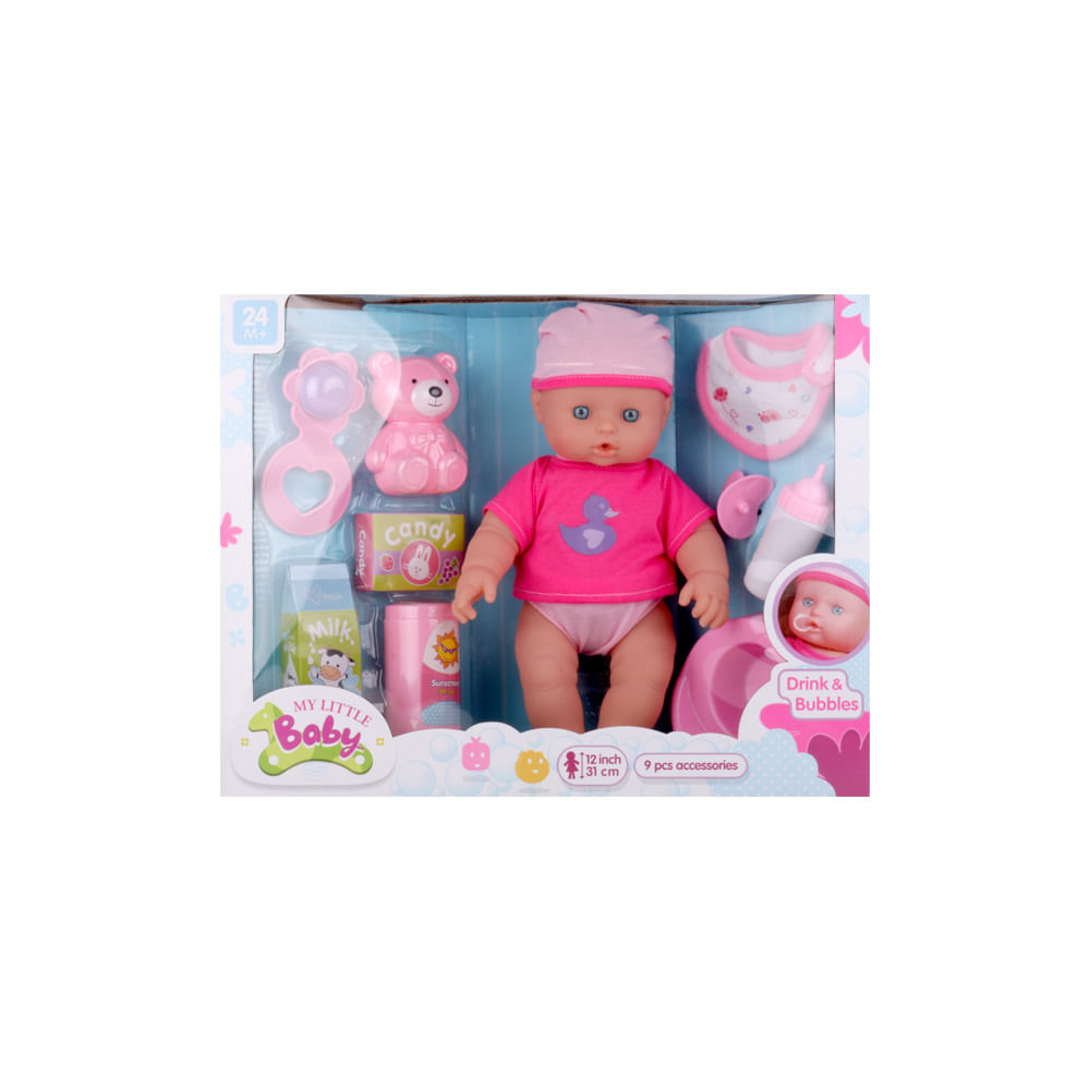 Muñeca 31 Cm C/acc Para Burbuja - imagen del producto