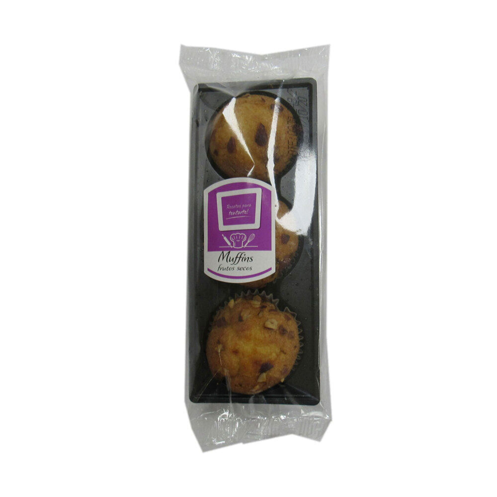 Muffin de frutos secos 3 uni - imagen del producto
