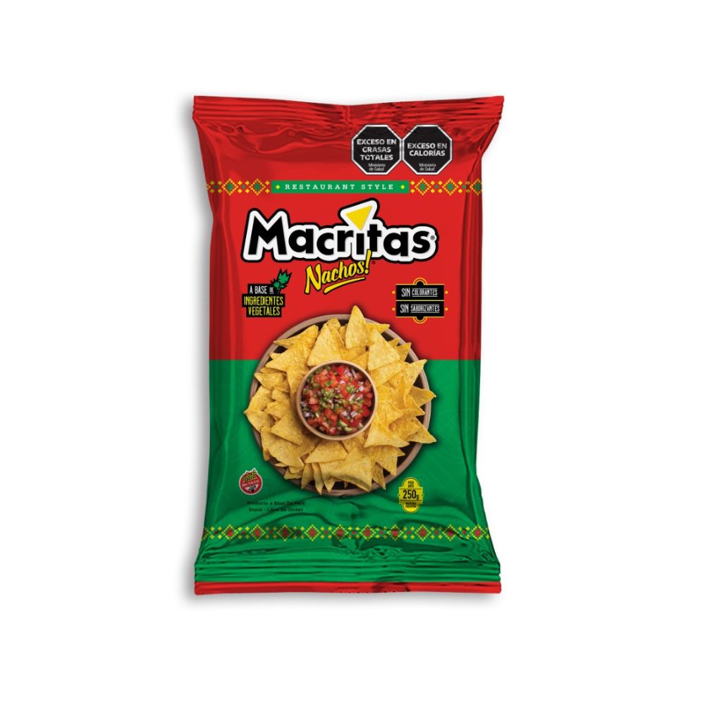 Nachos Macritas Style 250g - imagen del producto