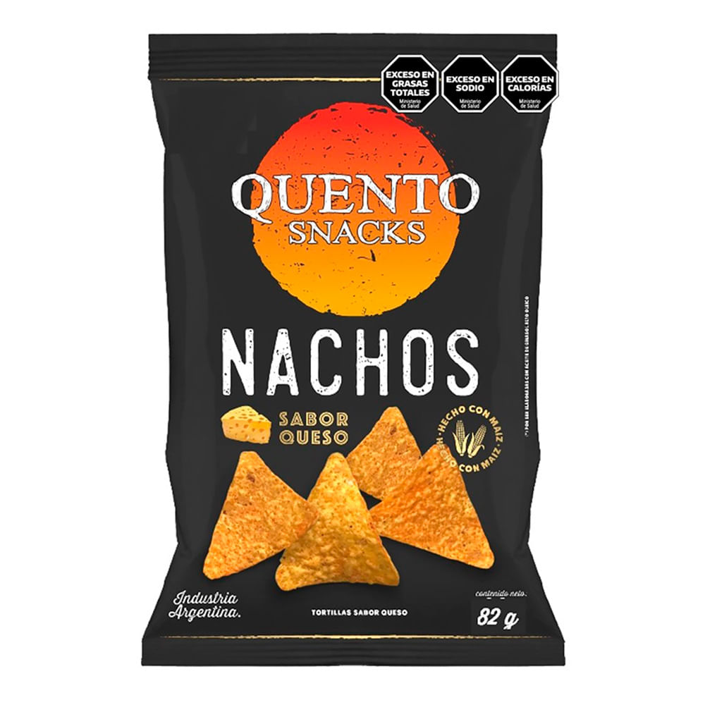 Nachos Quento Queso 82 G - imagen del producto