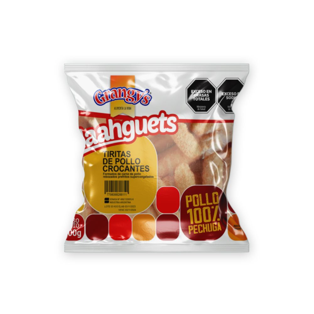 Nuggets Pollo Tiras Naahguets Grangy's 400 Gr. - imagen del producto