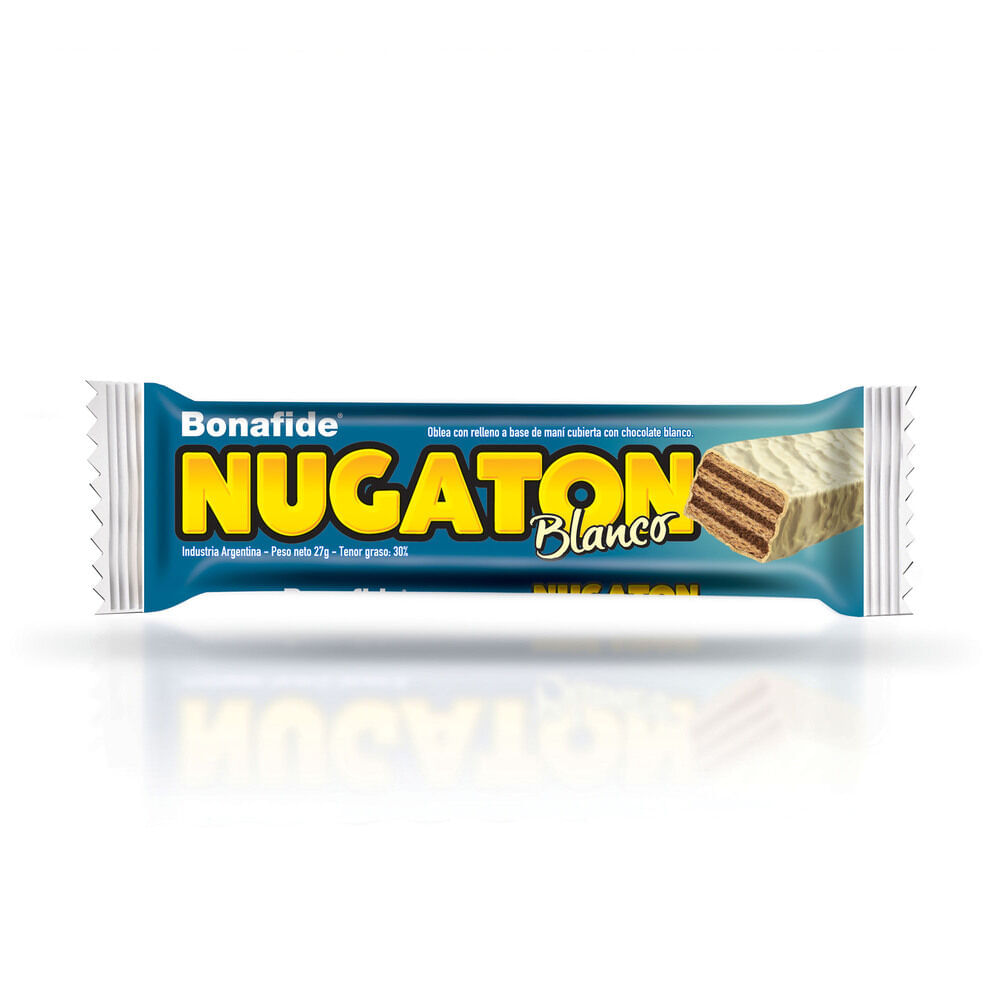 Oblea Nugaton Chocolate Blanco 27 Gr. - imagen del producto