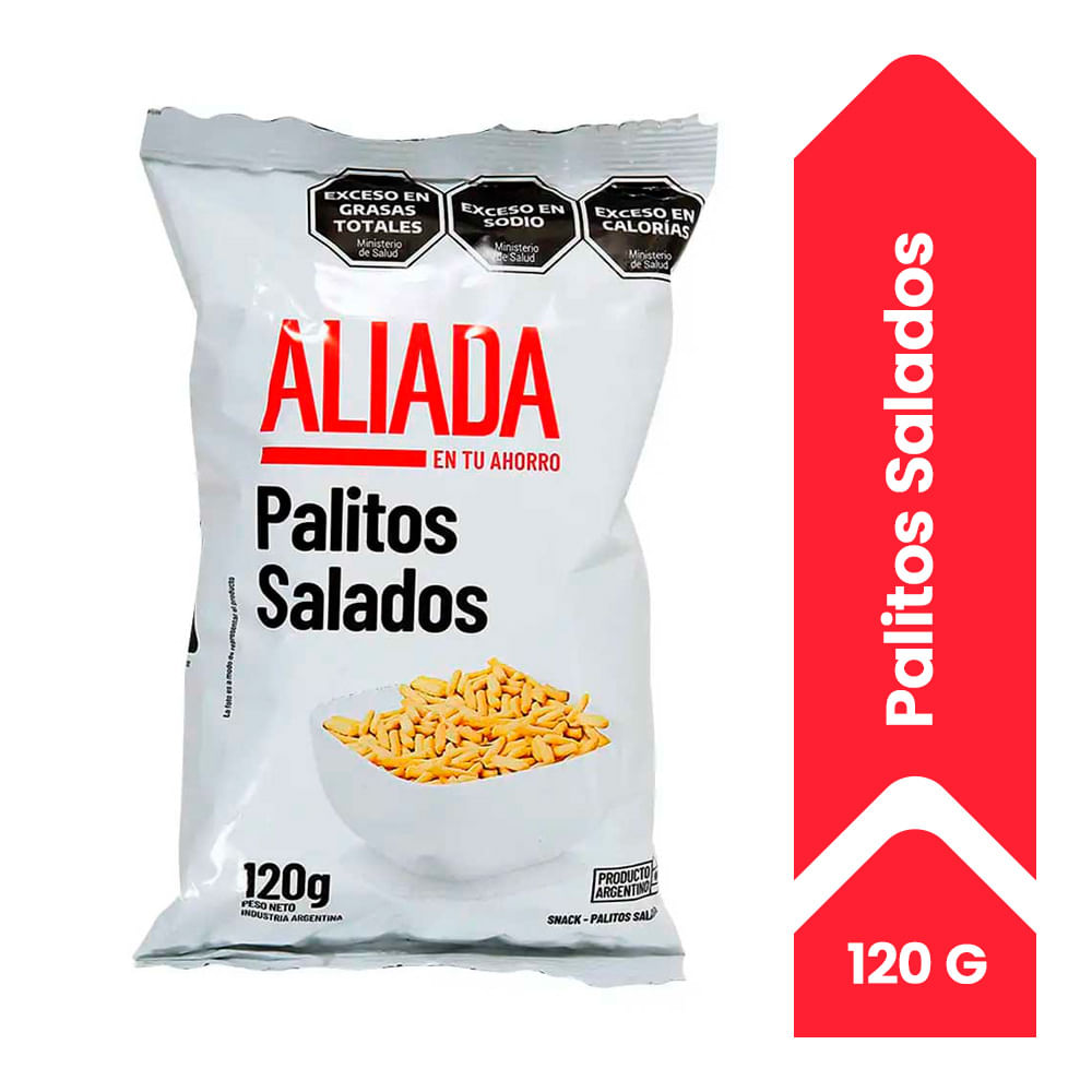 Palitos Aliada Salados 120 G - imagen del producto
