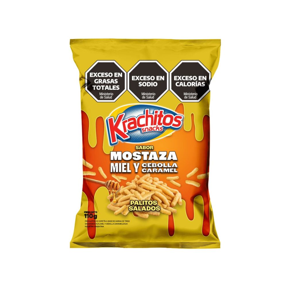 Palitos Krachitos Mostaza Miel Y Cebolla Caramel 110 G - imagen del producto