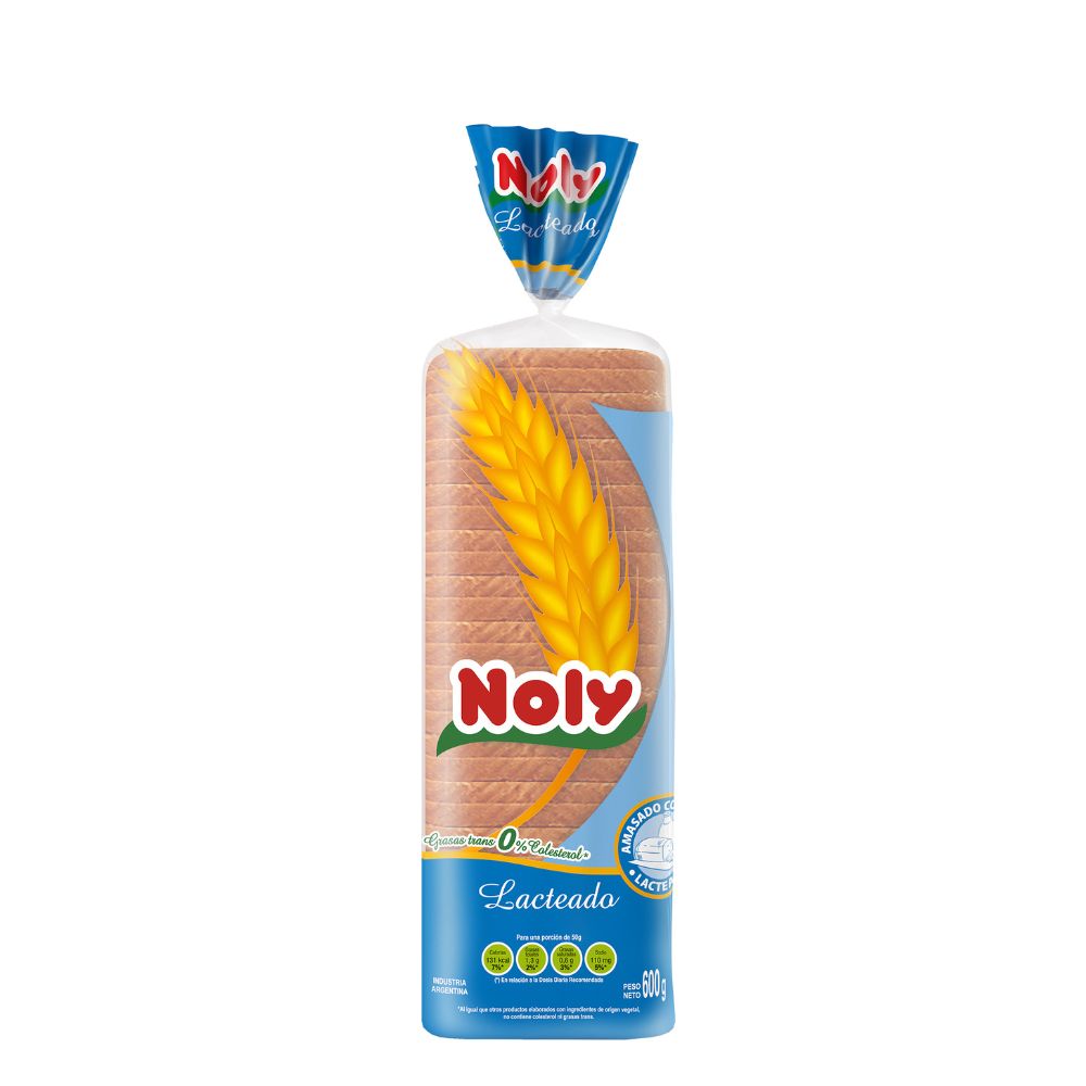 Pan de Molde Lactal Sabor Pan blanco 600 Grs Doña Noly - imagen del producto